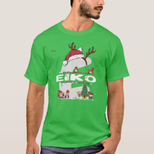 Eiko Christmasw Eiko Naam voor grappige feestdagen T-shirt