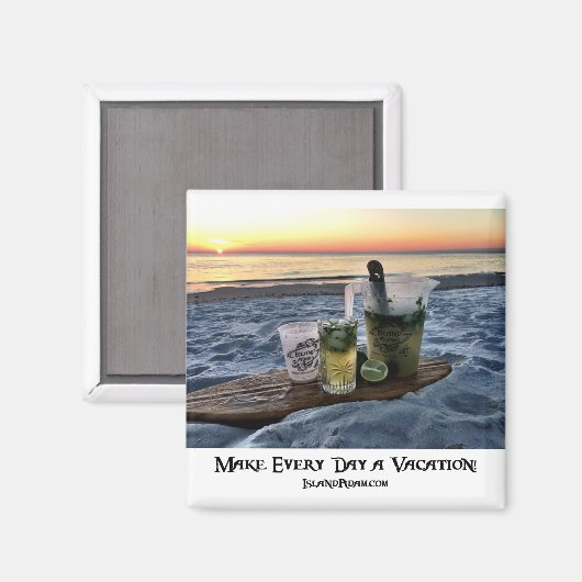 Eiland Adam Beach Magnet (Voorkant / Achterkant)