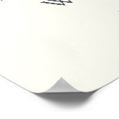 Eiland  ananas bruiloft welkom poster (Hoek)