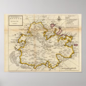 eiland Antego Poster (Voorkant)