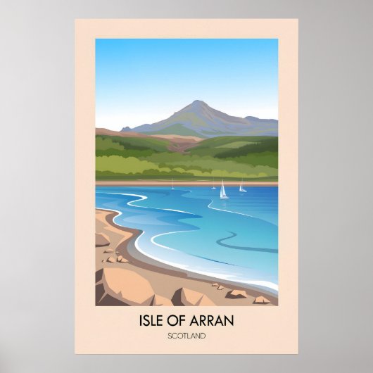 Eiland Arran Schotland Reisposter Poster (Voorkant)
