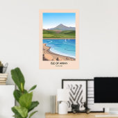 Eiland Arran Schotland Reisposter Poster (Thuiskantoor)