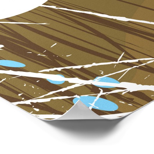 eiland Arran vintage-poster Poster (Hoek)