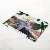 Eiland Begroetingsfolie Kerstkaart Folie Feestdagenkaart (Gedraaid)