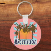 eiland Bermuda Souvenirs Sleutelhanger (Voorkant)