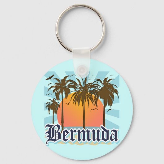 eiland Bermuda Souvenirs Sleutelhanger (Voorkant)