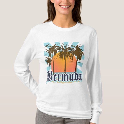 eiland Bermuda Souvenirs T-shirt (Voorkant)
