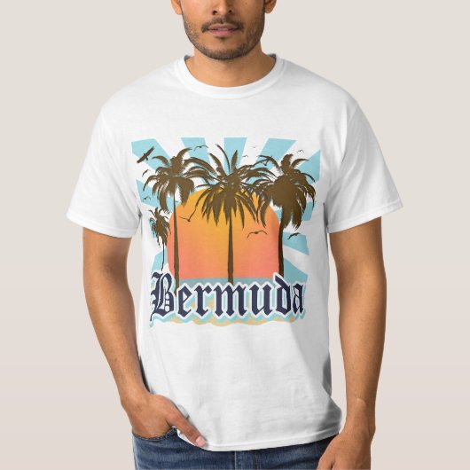 eiland Bermuda Souvenirs T-shirt (Voorkant)