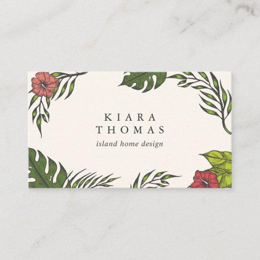 Eiland  Botanical Visitekaartje (Voorkant)