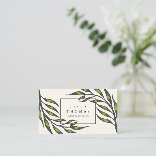 Eiland  Botanical Visitekaartje (Staand voorkant)