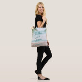 Eiland Breeze Geschilderd Strand Moeder van de bru Tote Bag (Op model)