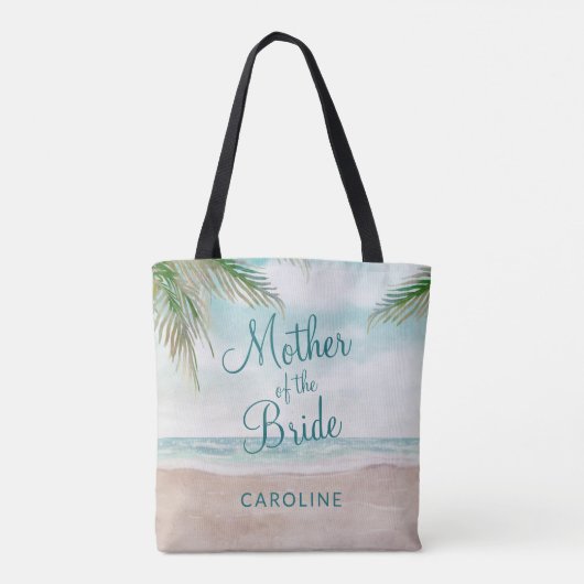 Eiland Breeze Geschilderde Strand Moeder van de Br Tote Bag (Achterkant)