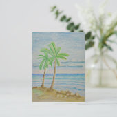 eiland briefkaart (Staand voorkant)