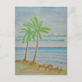 eiland briefkaart (Voorkant)