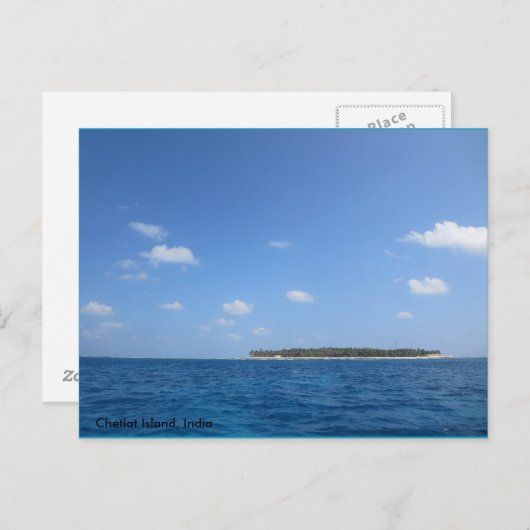 eiland briefkaart (Voorkant / Achterkant)