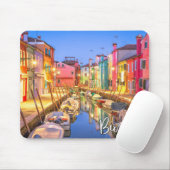 Eiland Burano, Italië Muismat (Met muis)