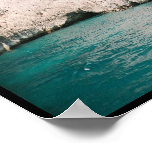 eiland Capri Blue Grotto Poster (Hoek)