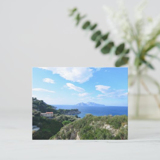 eiland Capri Briefkaart (Staand voorkant)