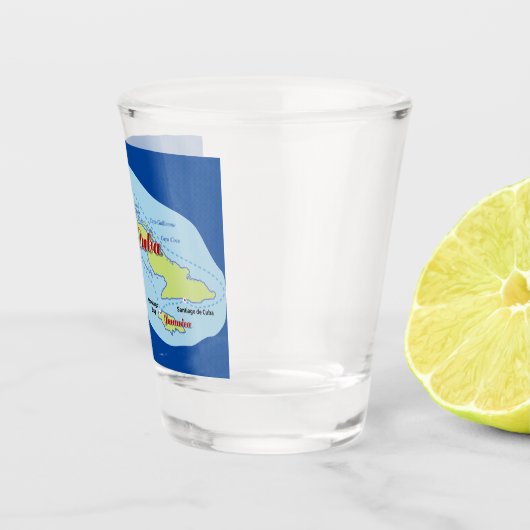 Eiland Cuba Shot Glas (Rechts)
