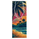 Eiland Cultuur Gift Bag 01 Wijn Cadeautas (Achterkant)