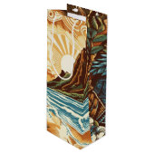 Eiland Cultuur Gift Bag 10 Wijn Cadeautas (Voorkant Gekanteld)