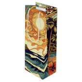 Eiland Cultuur Gift Bag 11 Wijn Cadeautas (Voorkant Gekanteld)