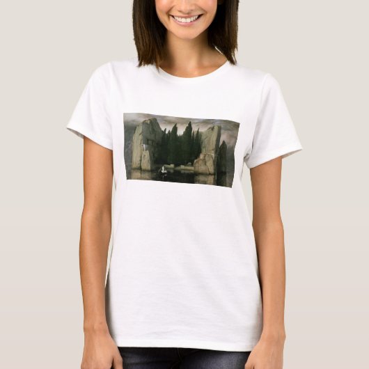 Eiland der doden van Arnold Böcklin, symbolisme ku T-shirt (Voorkant)
