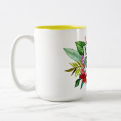 Eiland der Pins paradis, Nieuw-Caledonië, Tweekleurige Koffiemok (Links)