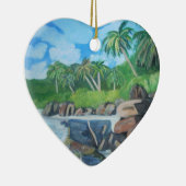 Eiland der Seychellen Ornament (Rechts)