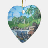 Eiland der Seychellen Ornament (Links)