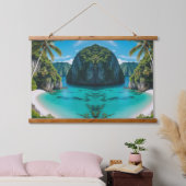 Eiland Dromen aan de Muur Hangend Wandkleed (Slaapkamer)