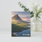 Eiland Eigg, Schotland Reizen Briefkaart (Staand voorkant)