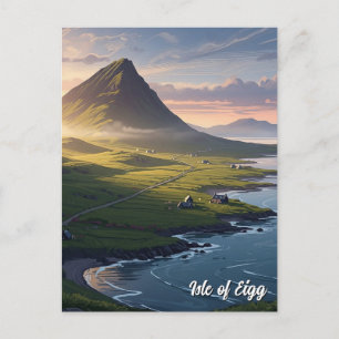 Eiland Eigg, Schotland Reizen Briefkaart