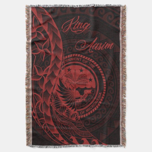 Eiland Federale Staten van Micronesia Deken (Voorkant Verticaal)
