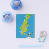eiland Gigha Schotland kaart (Enkel)