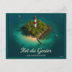 Eiland Gosier Guadeloupe Briefkaart