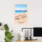 Eiland Harris Schotland Reisposter Poster (Thuiskantoor)