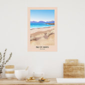 Eiland Harris Schotland Reisposter Poster (Keuken)
