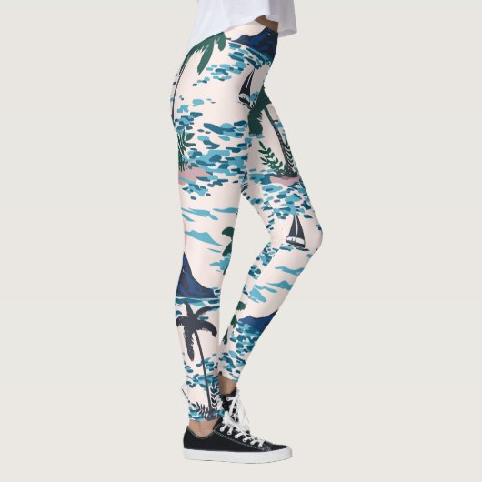 eiland Hawaii Leggings (Rechts)