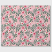 Eiland Hibiscus Cadeaupapier (Vlak)