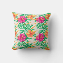 Eiland Hibiscus Worp Kussen