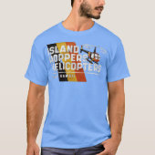 Eiland Hoppers Helikopters T-shirt (Voorkant)