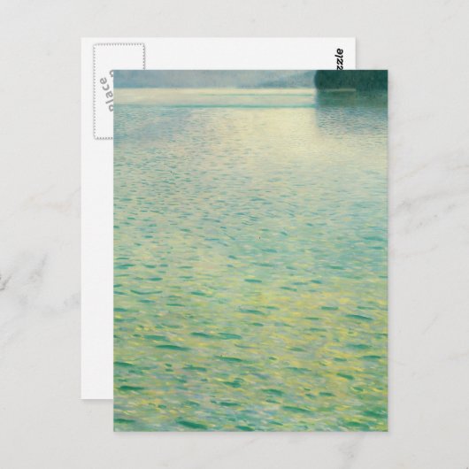 eiland in Attersee door Gustav Klimt Briefkaart (Voorkant / Achterkant)