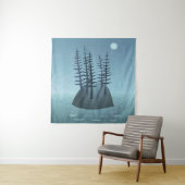 Eiland in de Oceaan Wandkleed (In situ)