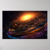 Eiland in de Void Poster (Voorkant)