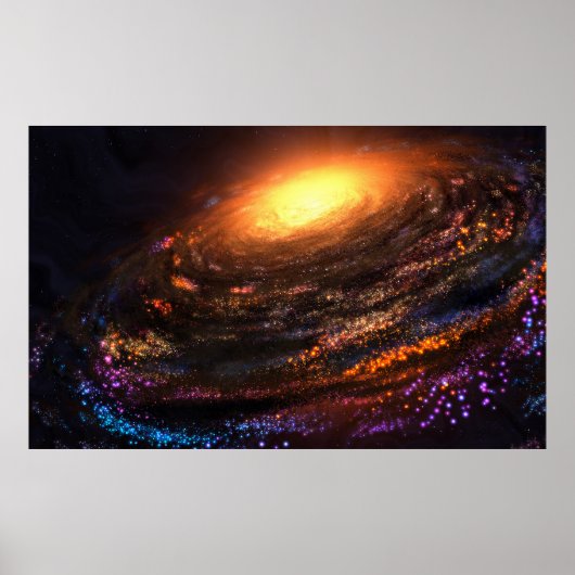 Eiland in de Void Poster (Voorkant)