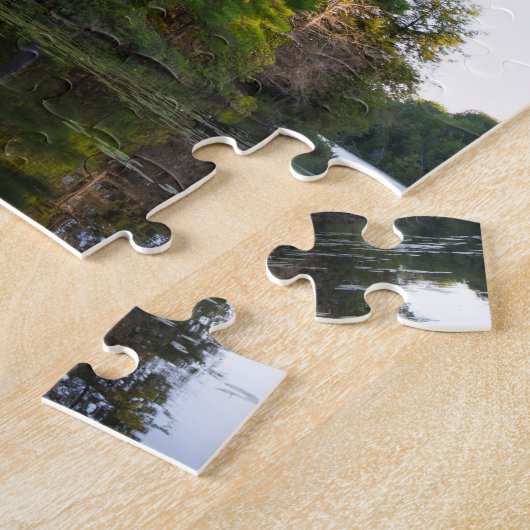 Eiland in het Long Pond-meer Legpuzzel (Zijkant)
