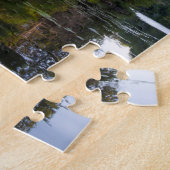 Eiland in het Long Pond-meer Legpuzzel (Zijkant)