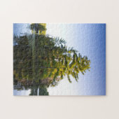 Eiland in het Long Pond-meer Legpuzzel (Horizontaal)