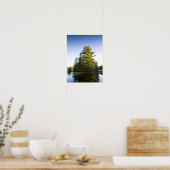 Eiland in het Long Pond-meer Poster (Keuken)